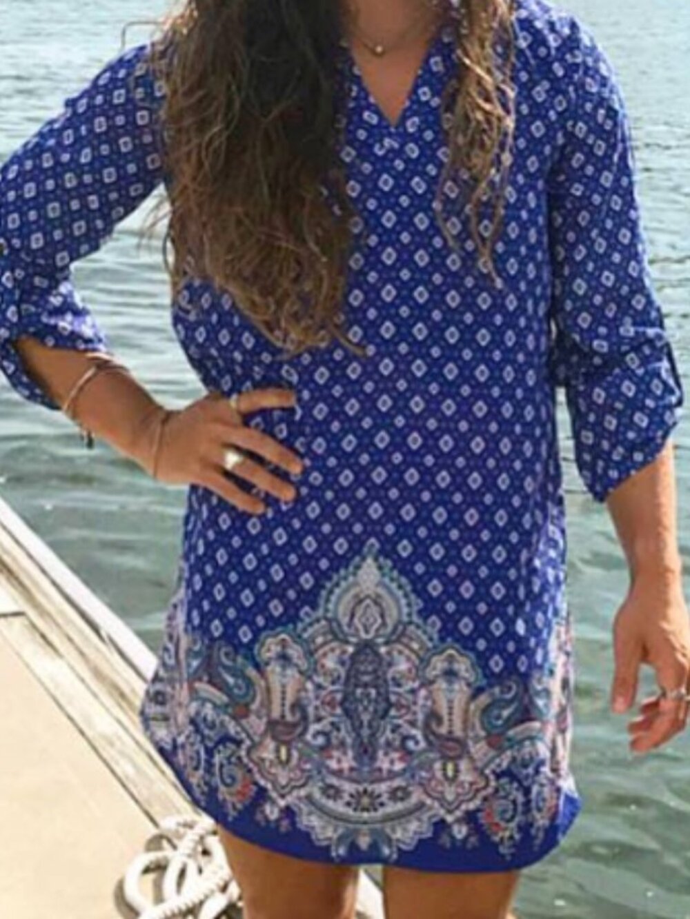 Women's Almost Famous Tunic/Dress Large